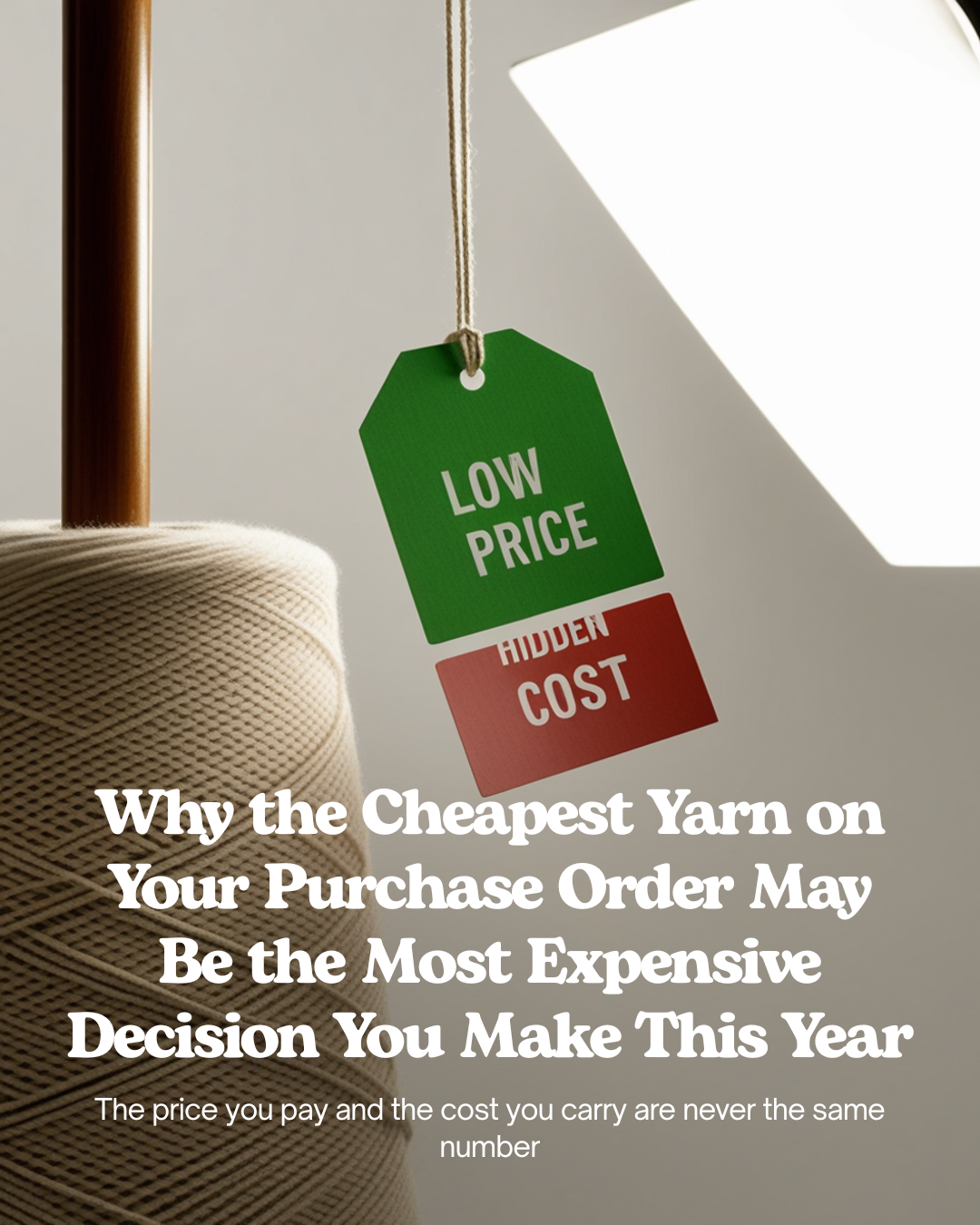Why the cheapest yarn on your purchase order may be the most expensive decision you make this year