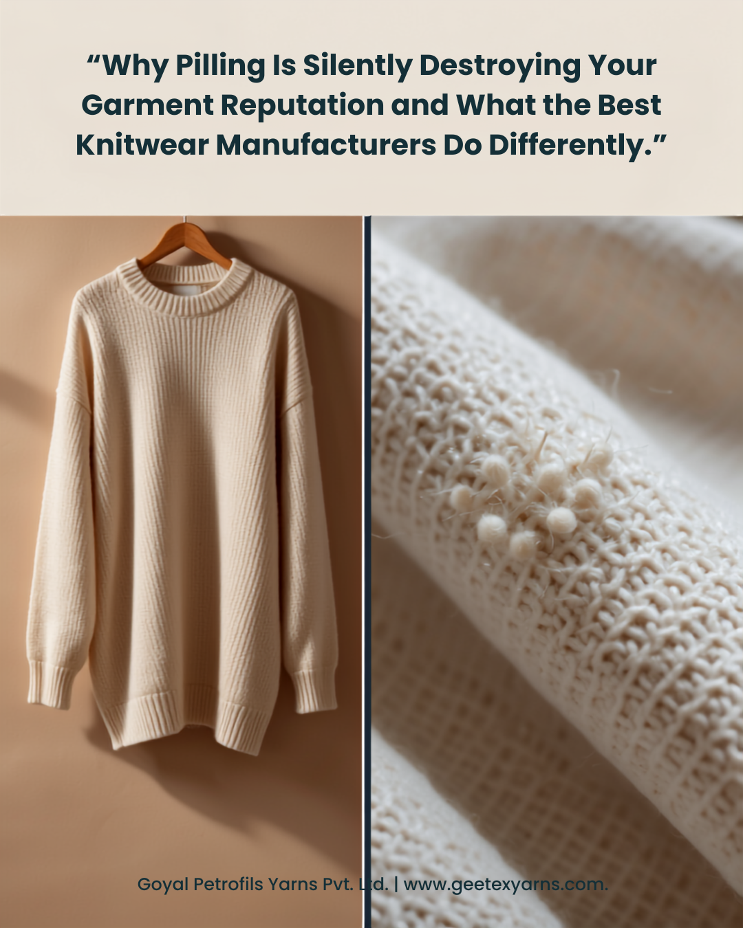 Why pilling is silently destroying your garment reputation