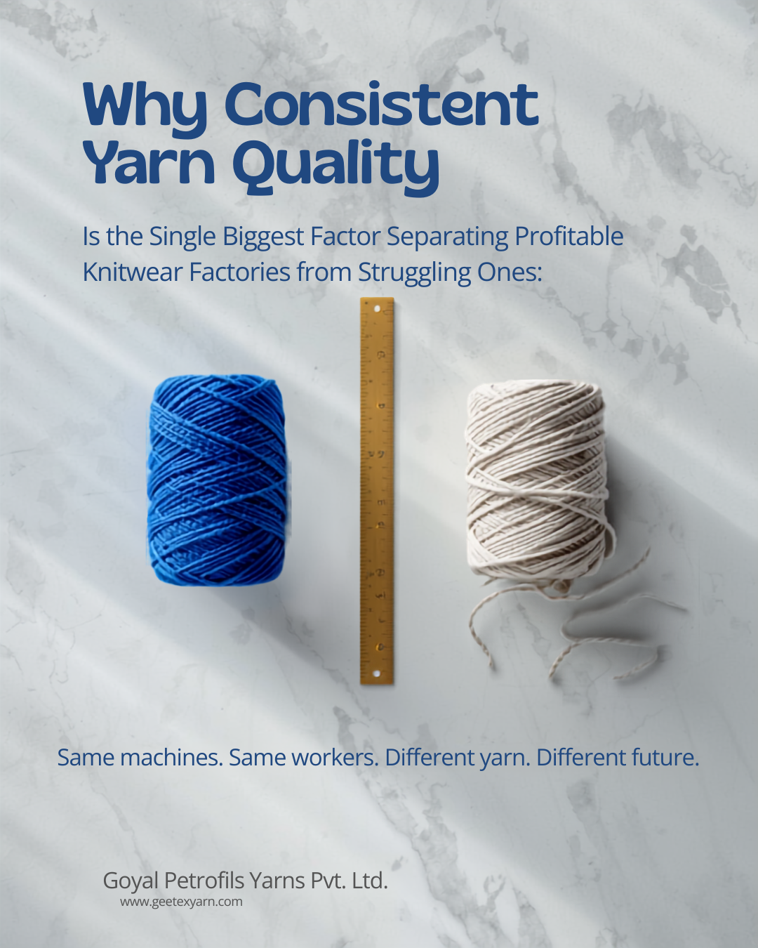 Why consistent yarn quality is the single biggest factor separating profitable knitwear factories from struggling ones