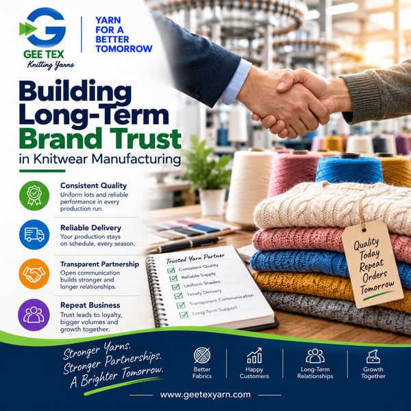 Building Long-Term Brand Trust in Knitwear Manufacturing