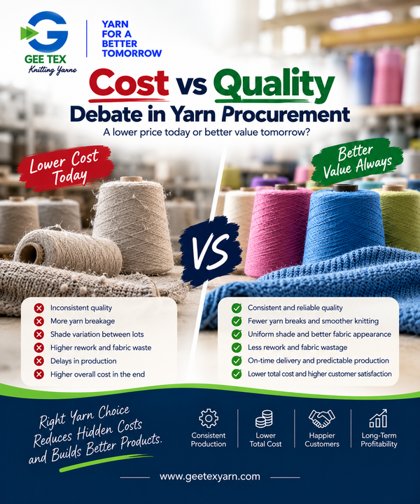 Cost vs Quality Debate in Yarn Procurement