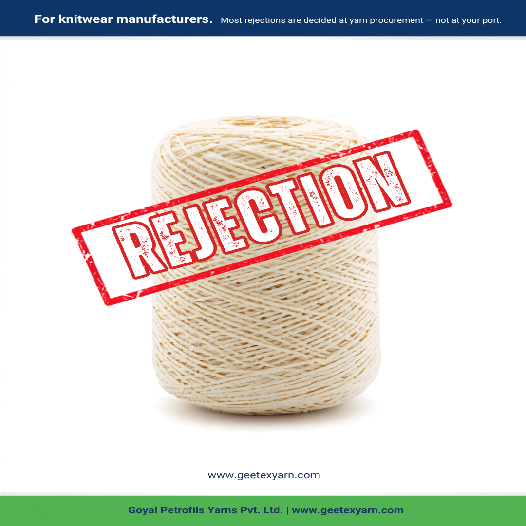 Why Export Buyers Reject Yarn — Gee Tex Knitting Yarns