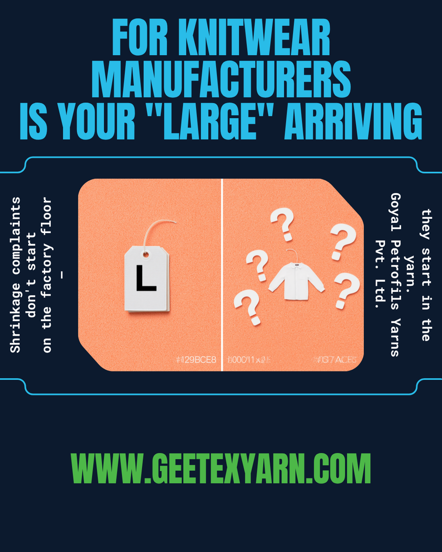 Why Shrinkage Causes Returns — Gee Tex Knitting Yarns
