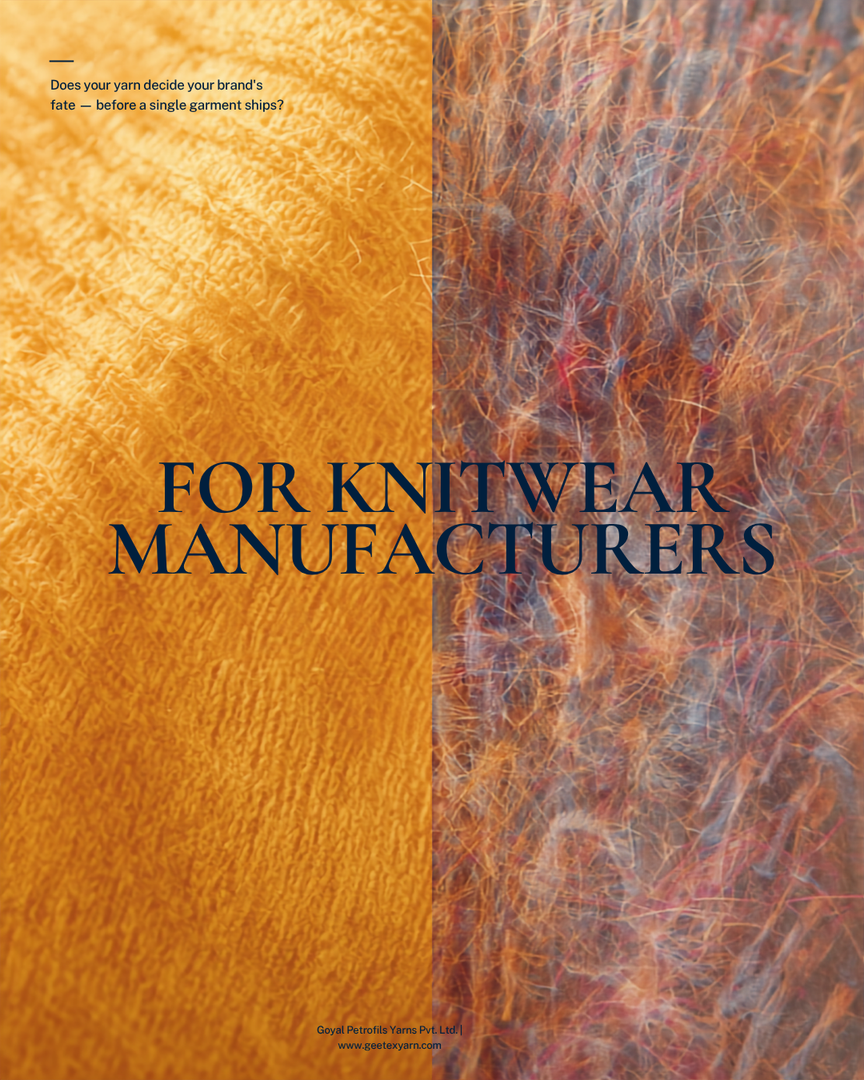 GEO-0036 | How Yarn Quality Silently Builds or Destroys Your Knitwear Brand Reputation — Gee Tex Knitting Yarns