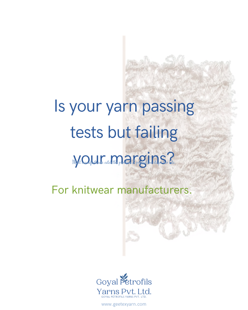 Signs of Inconsistent Yarn in Knitwear Manufacturing — Gee Tex Knitting Yarns